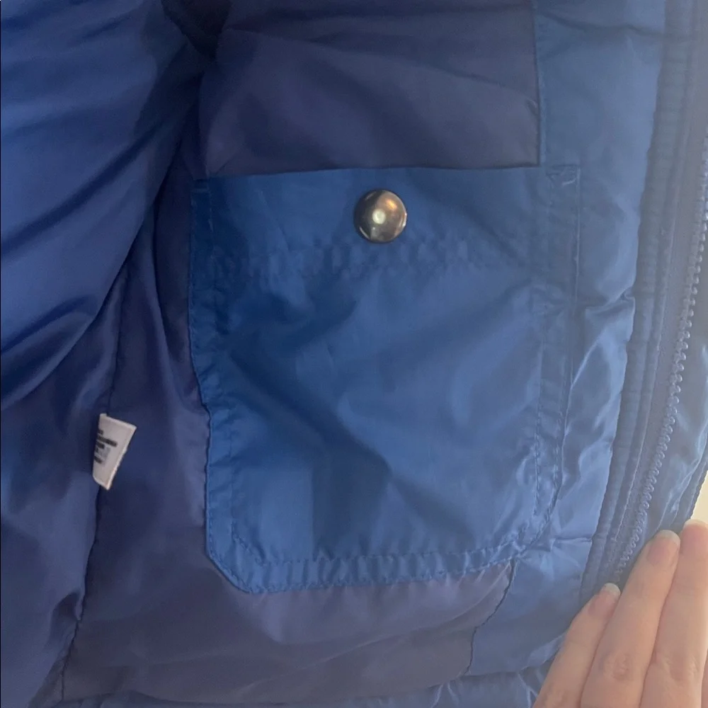 Gap‎ Kids Blue Puffer Vest 4 5 XS Boys Unisex Winter Casual Everyday Fall cozy